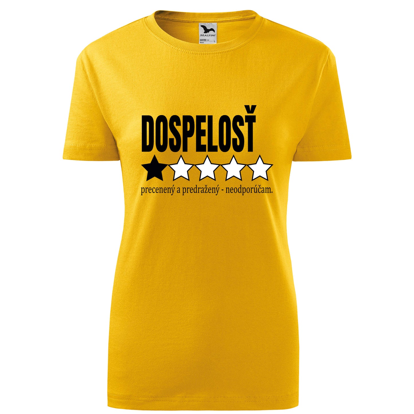 Dospelost neodporucam t-shirt - rvdesignprint