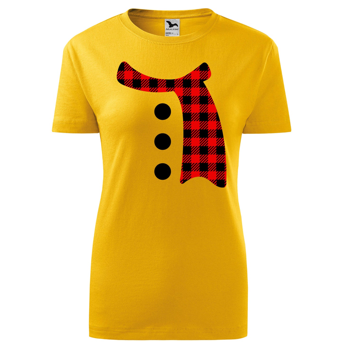 Buffalo snowman scarf t-shirt - rvdesignprint