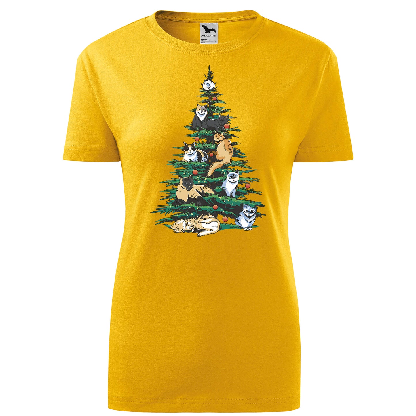 Cats on tree t-shirt - rvdesignprint