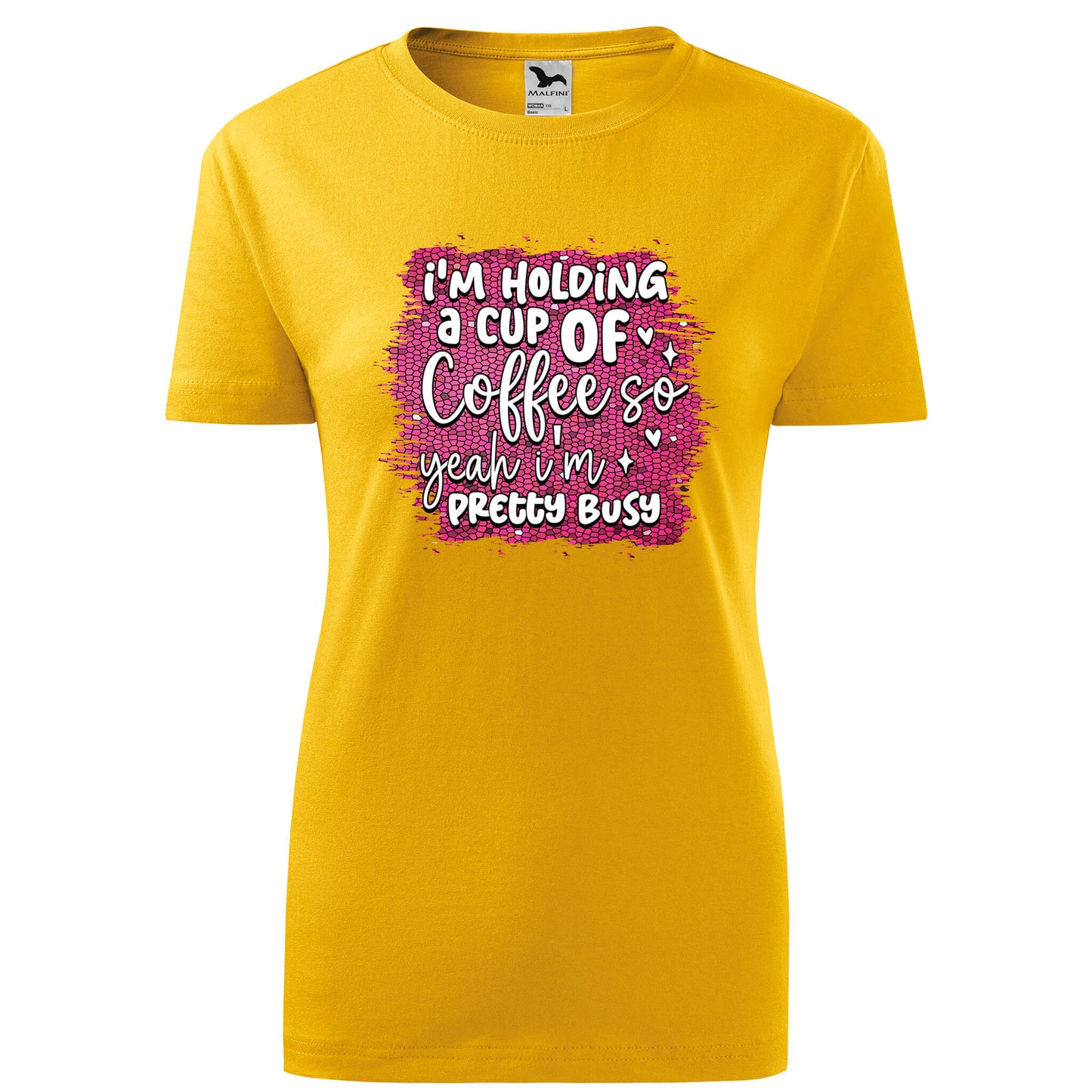 Im holding a cup of coffee t-shirt - rvdesignprint