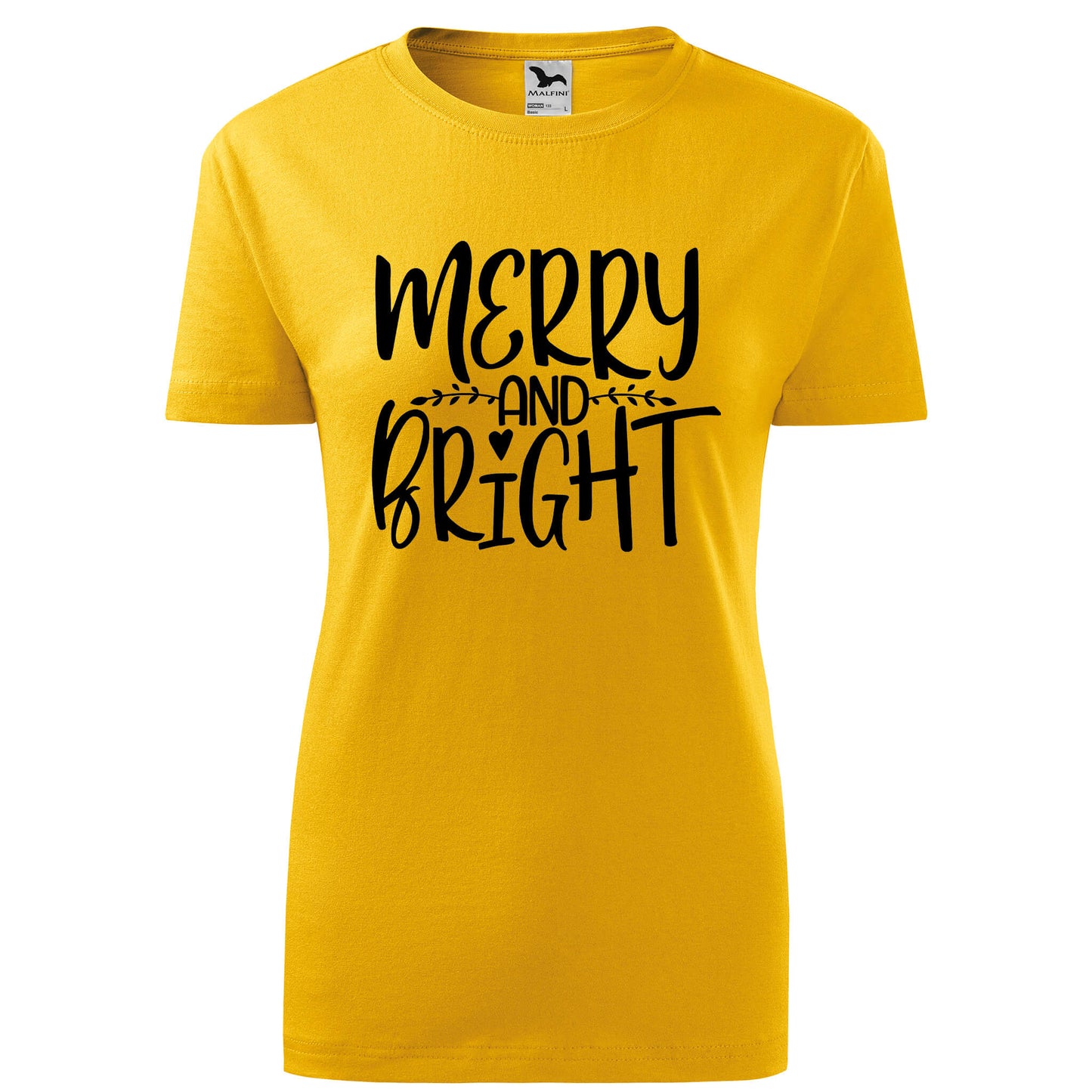 Merry and bright t-shirt - rvdesignprint