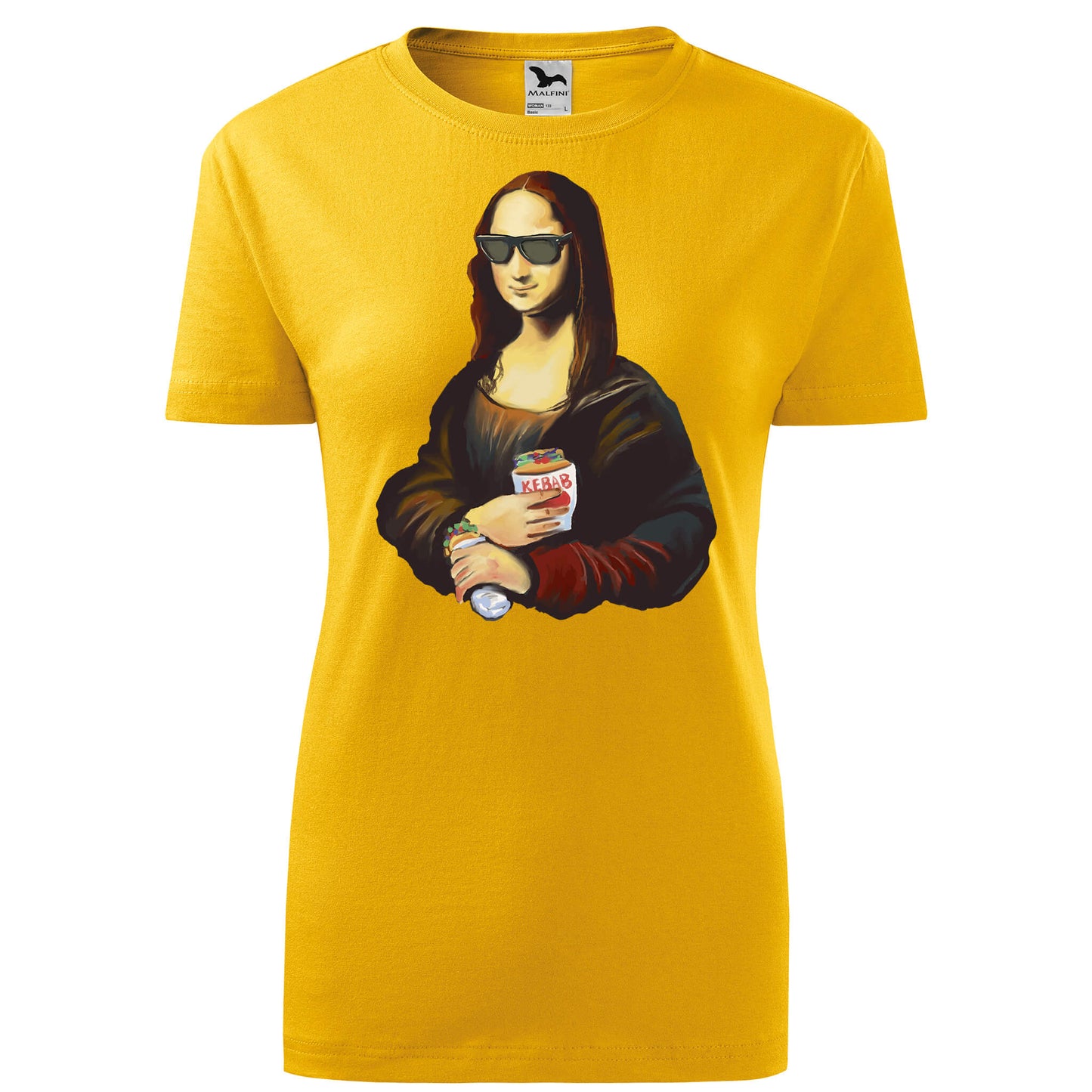 Mona lisa kebab t-shirt - rvdesignprint