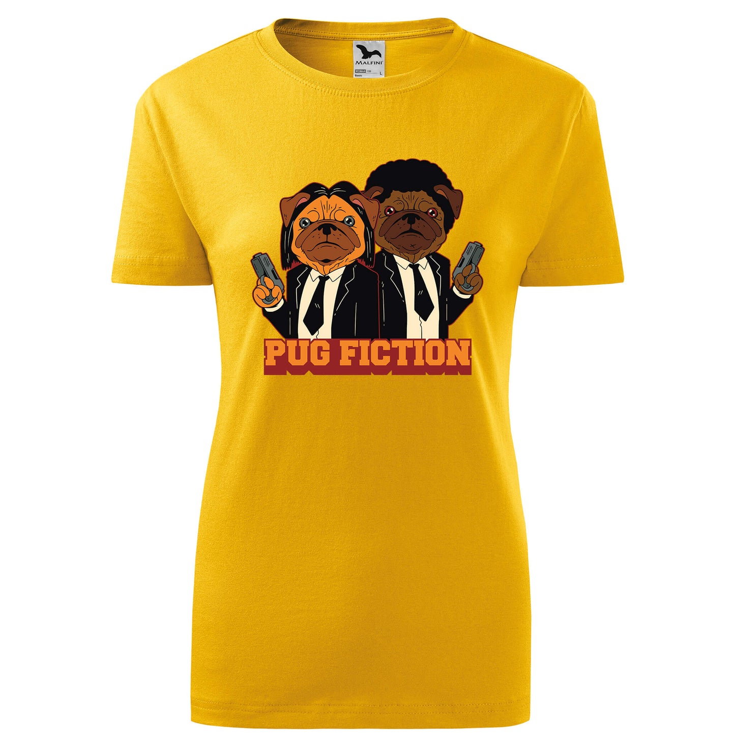 Pug fiction t-shirt - rvdesignprint
