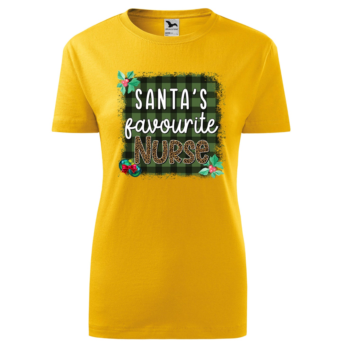 Santas favourite nurse 2 t-shirt - rvdesignprint