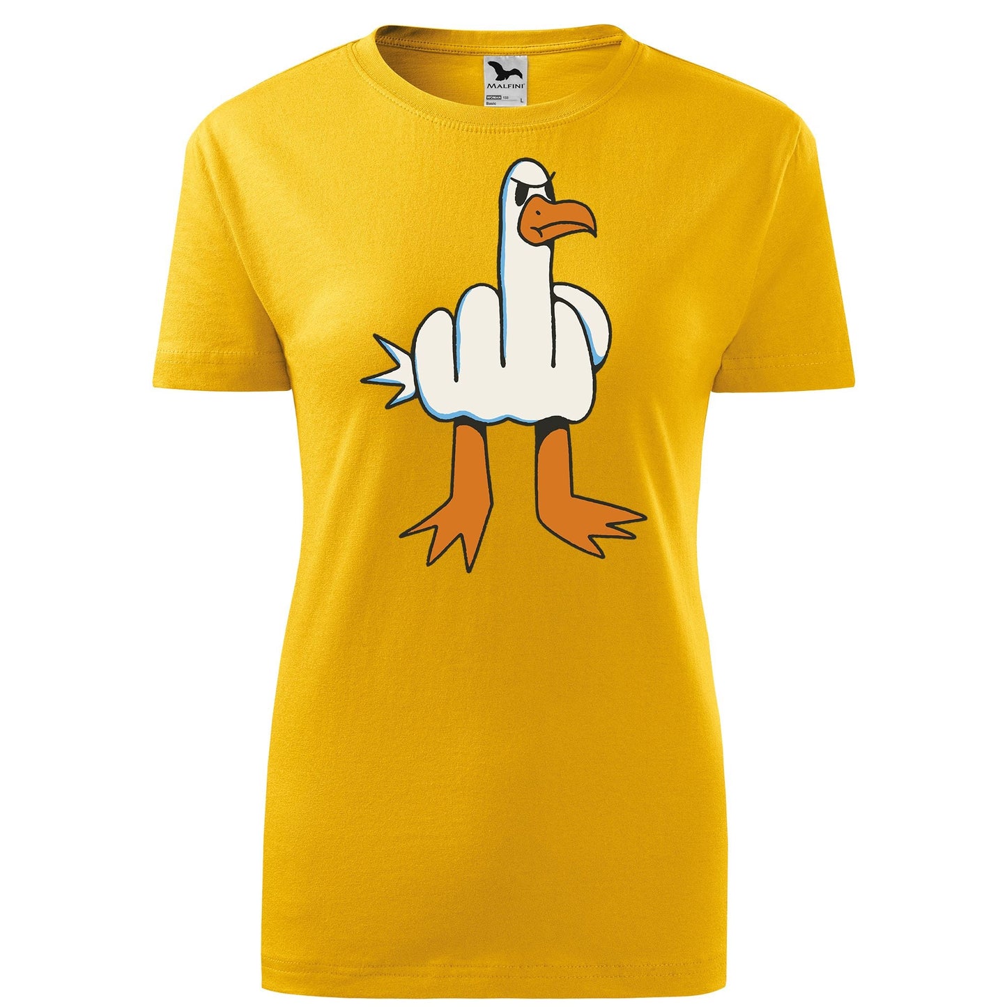 Seagull middle finger t-shirt - rvdesignprint
