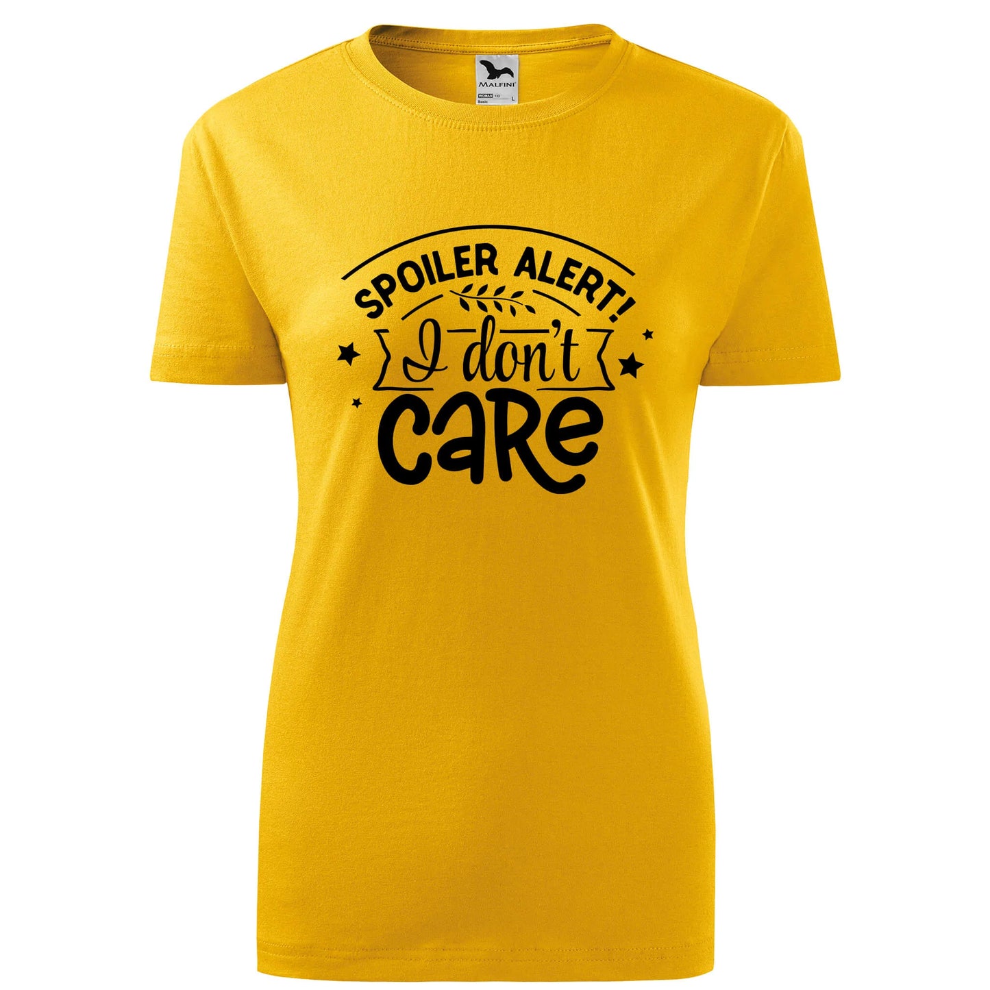 Spoiler alert i dont care t-shirt - rvdesignprint