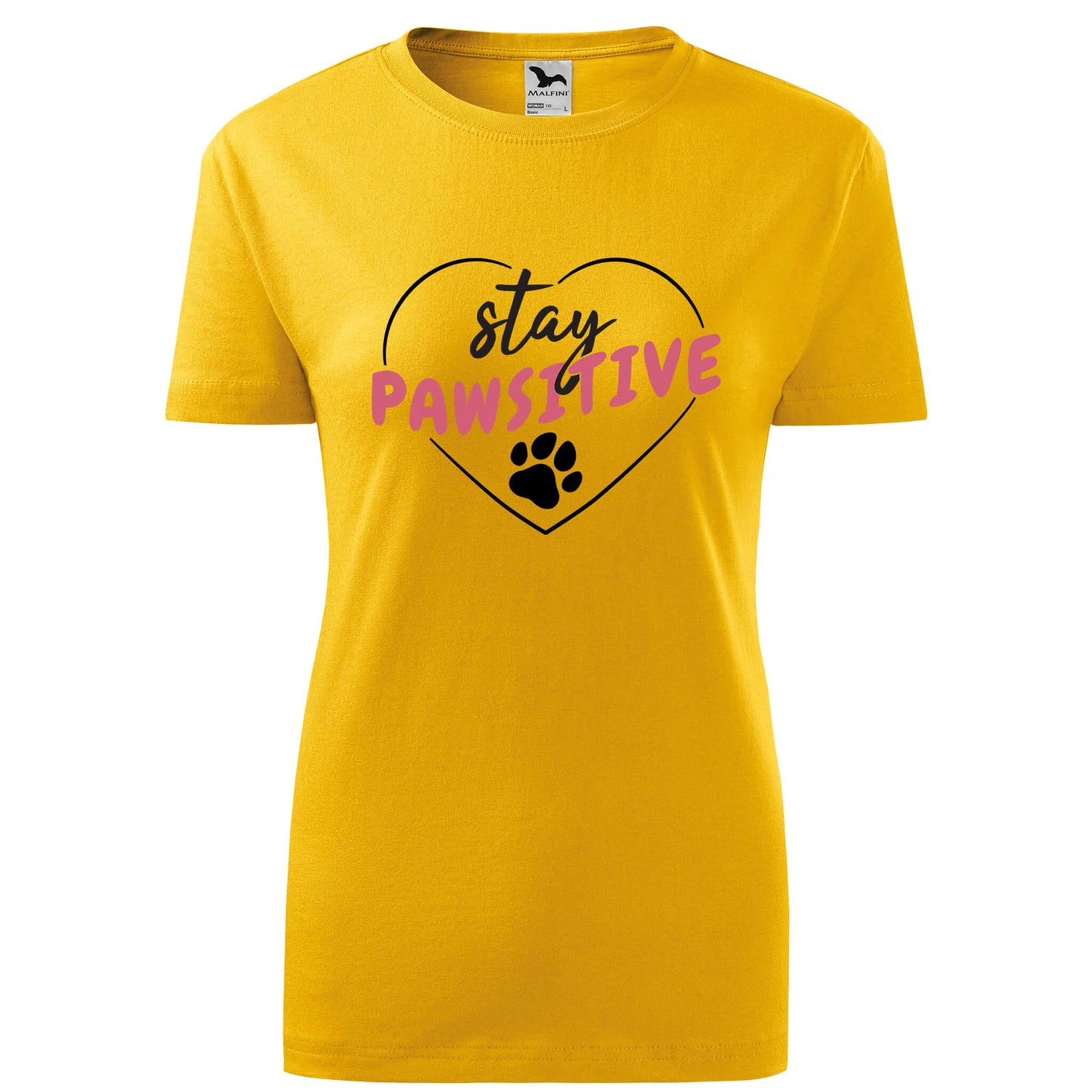 Stay pawsitive t-shirt - rvdesignprint
