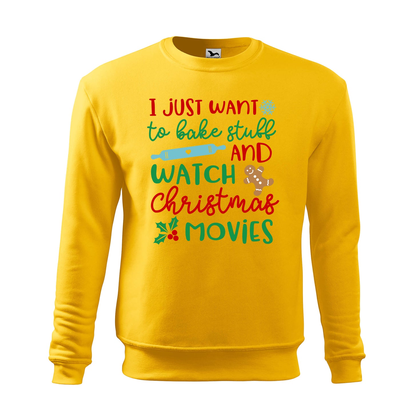 Bake stuff watch christmas movies sweatshirt - rvdesignprint