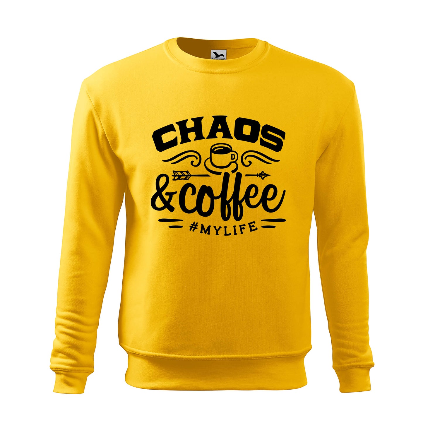 Chaos and coffee sweatshirt - rvdesignprint