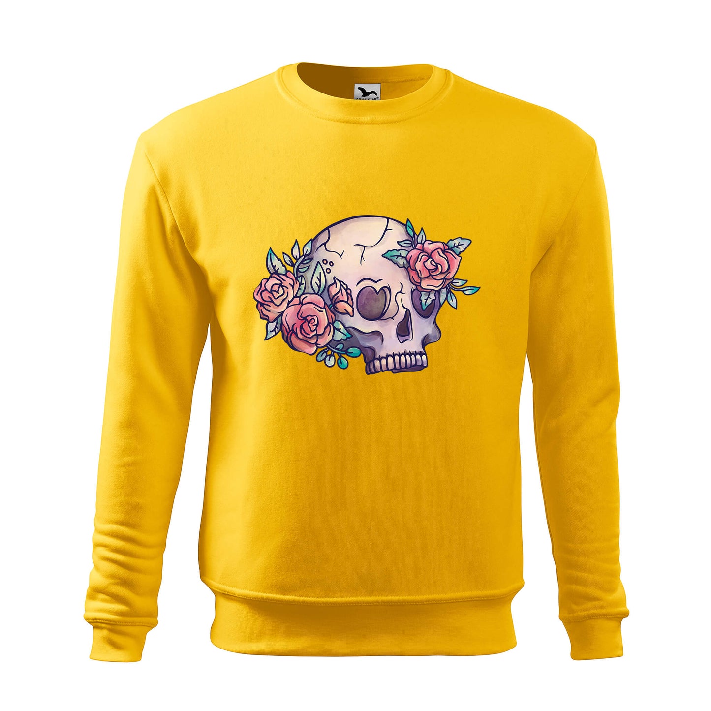 Floral skull sweatshirt - rvdesignprint