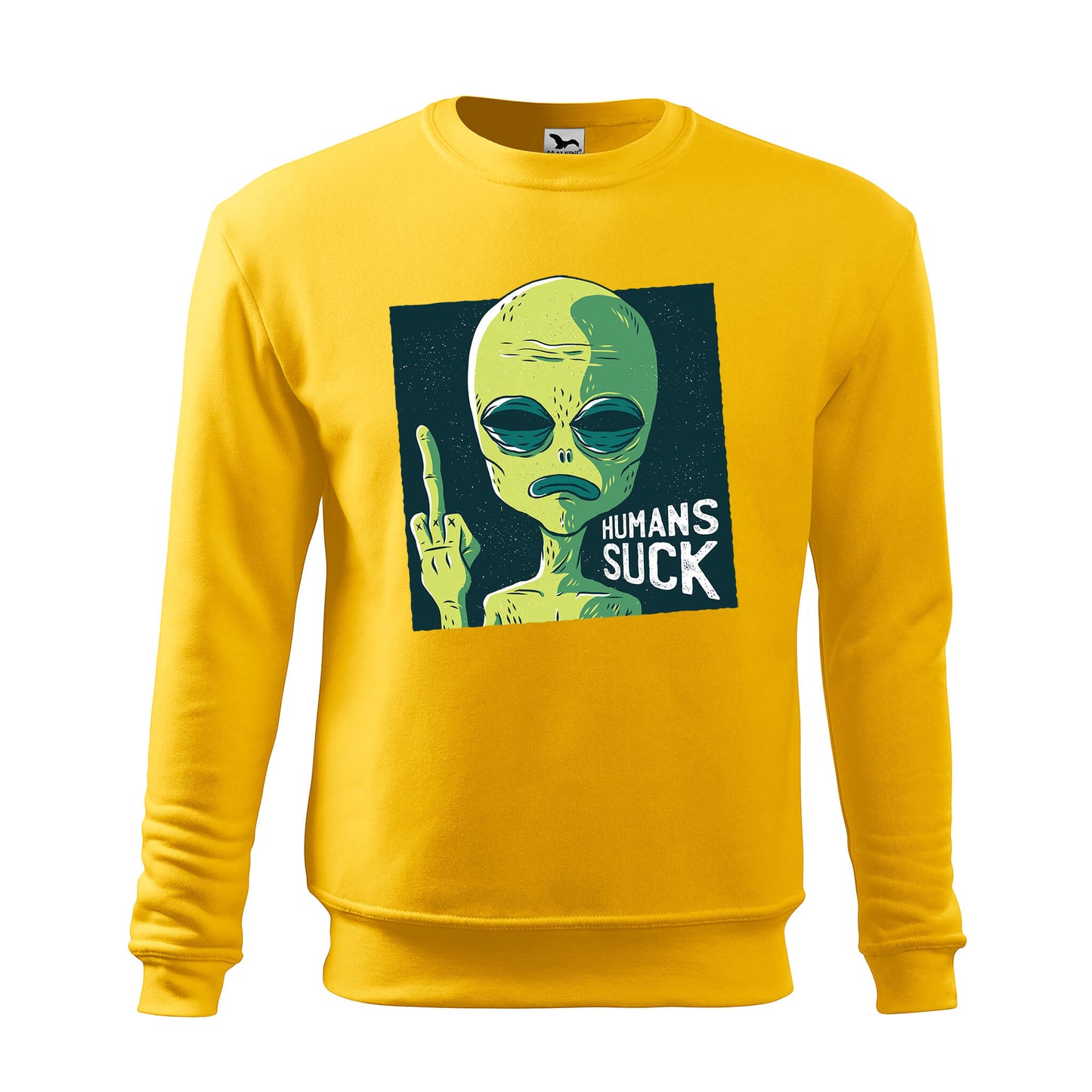 Humans suck alien sweatshirt - rvdesignprint