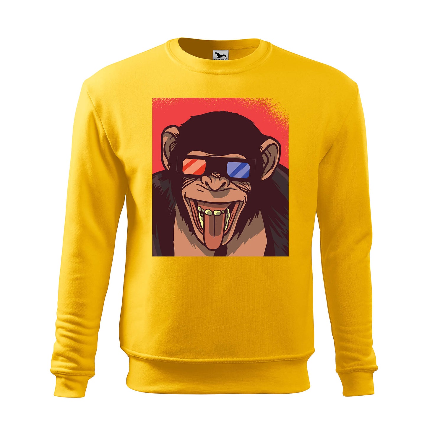 Monkey 3d glasses sweatshirt - rvdesignprint