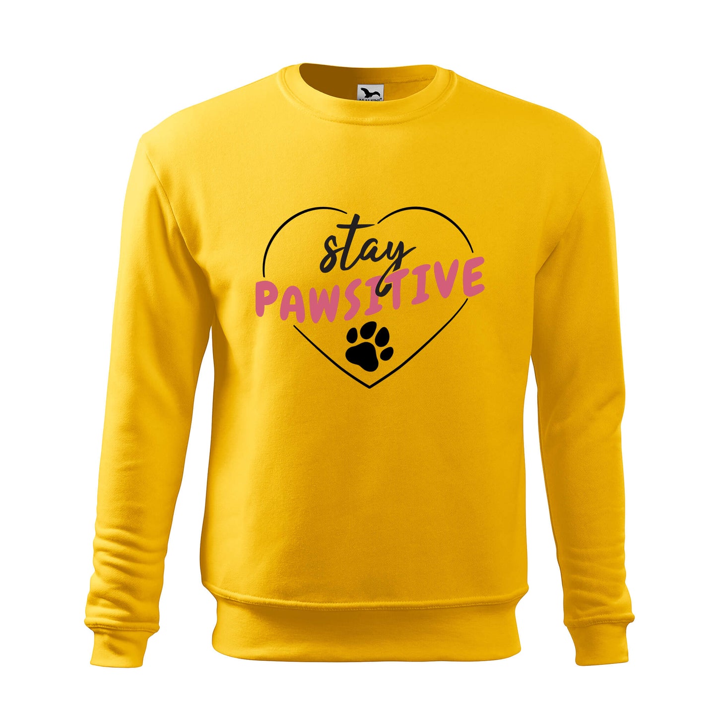 Stay pawsitive sweatshirt - rvdesignprint