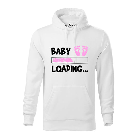 Babyboy loading baby girl hoodie - rvdesignprint