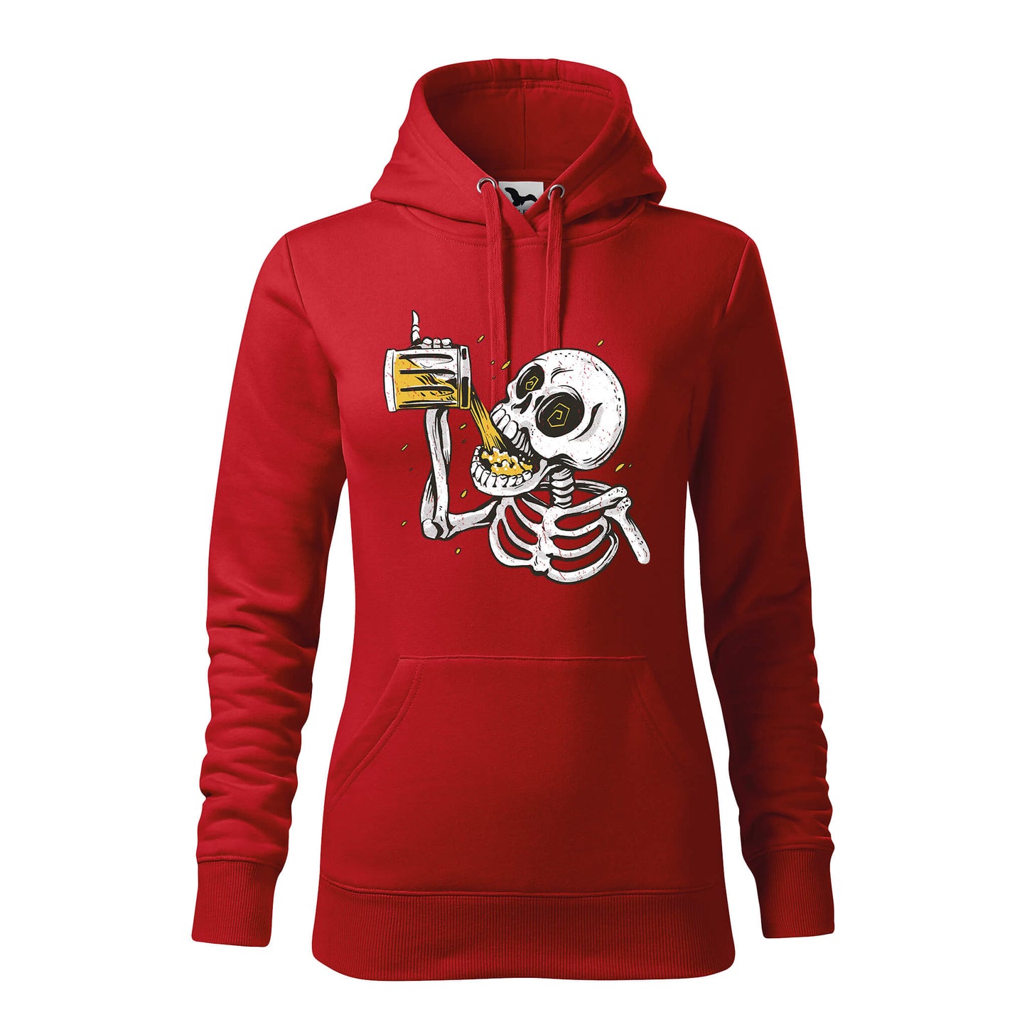 Skeleton drinking beer hoodie - rvdesignprint