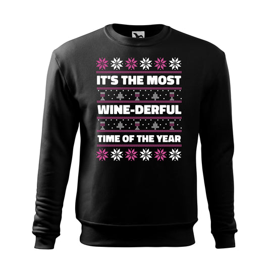 It's the most wine-derful time of the year sweatshirt - mens