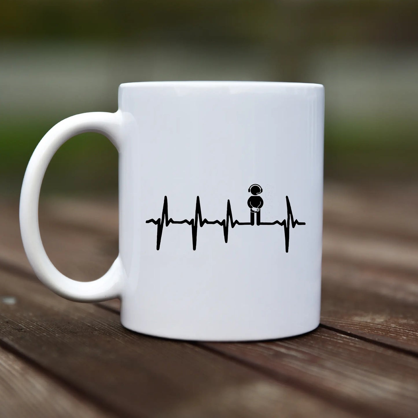 Mug - EKG - Gamer - rvdesignprint