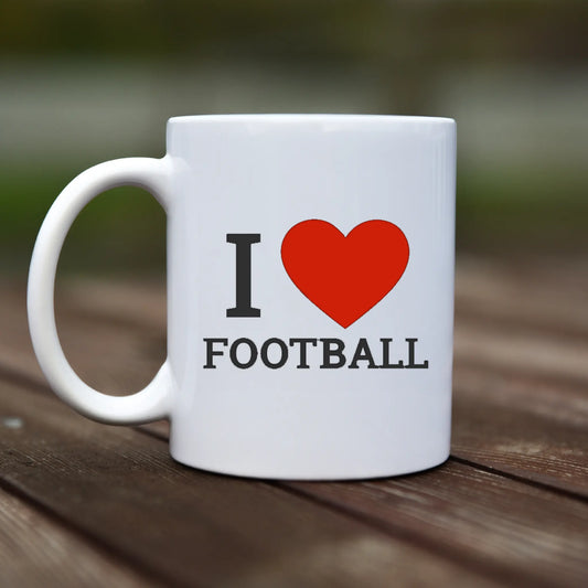 Mug - I love football - rvdesignprint