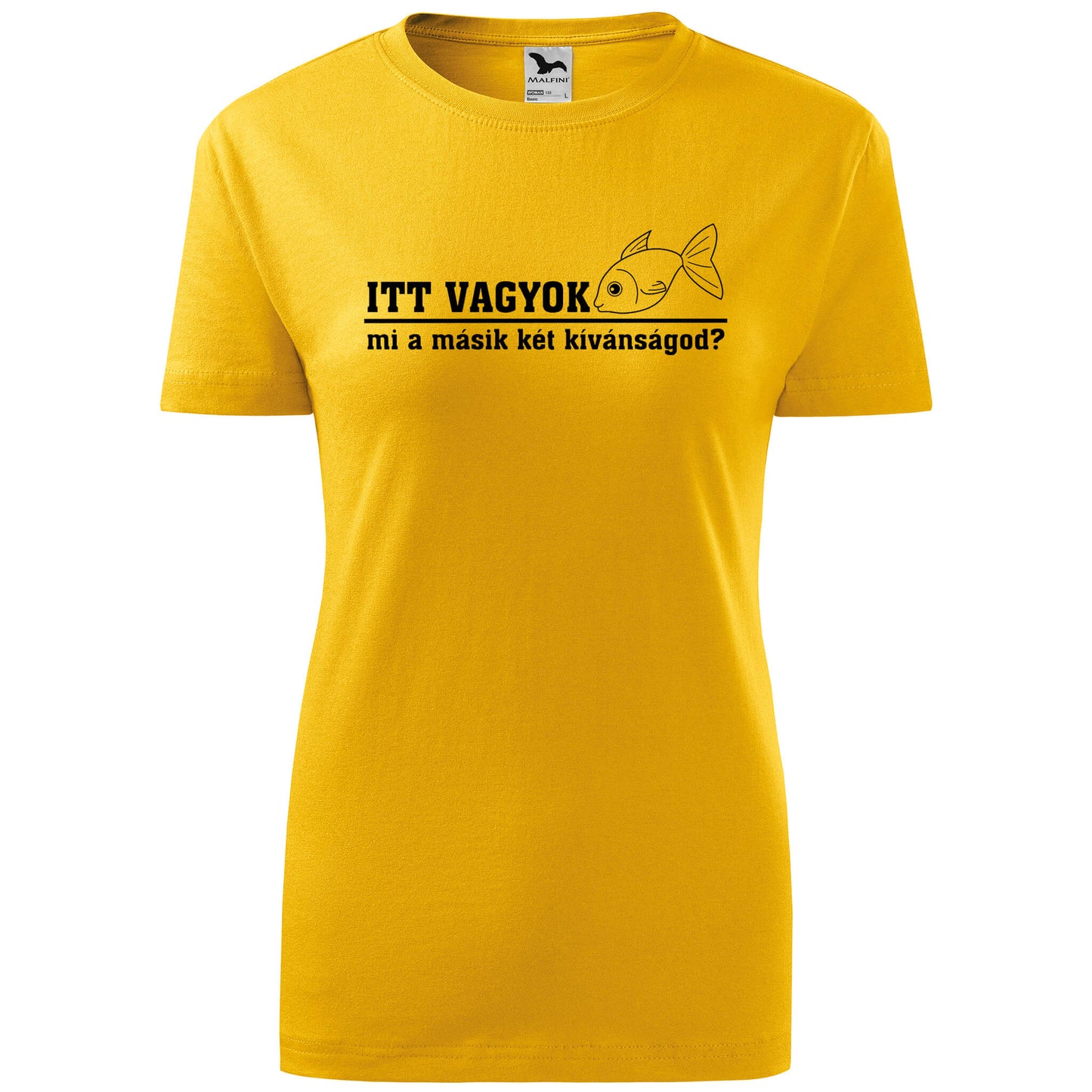 T-shirt - Itt vagyok, mi a másik két kívánságod? - rvdesignprint