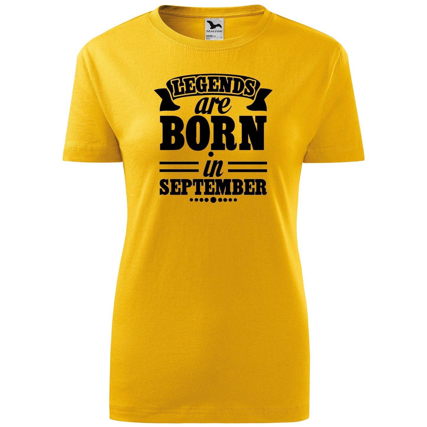 T-shirt - Legends are born in September - Customizable - rvdesignprint