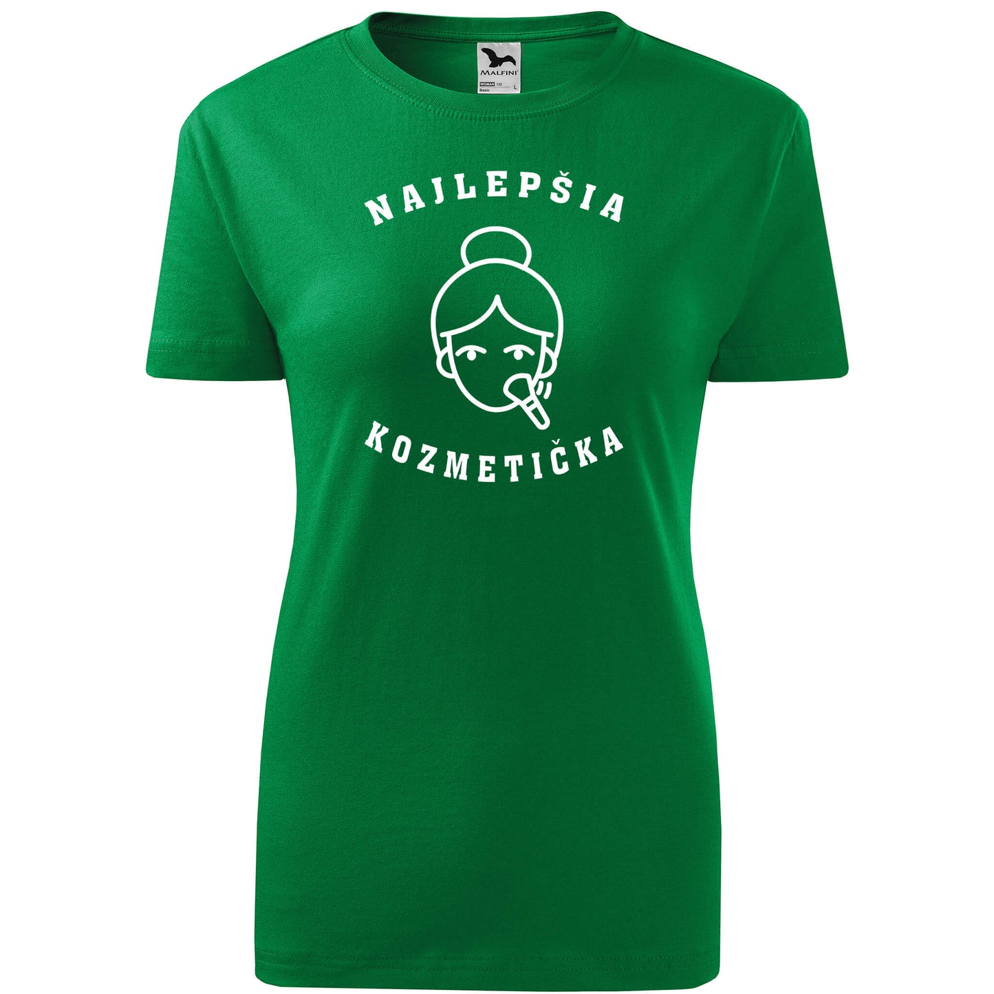 T-shirt - Najlepšia kozmetička - rvdesignprint