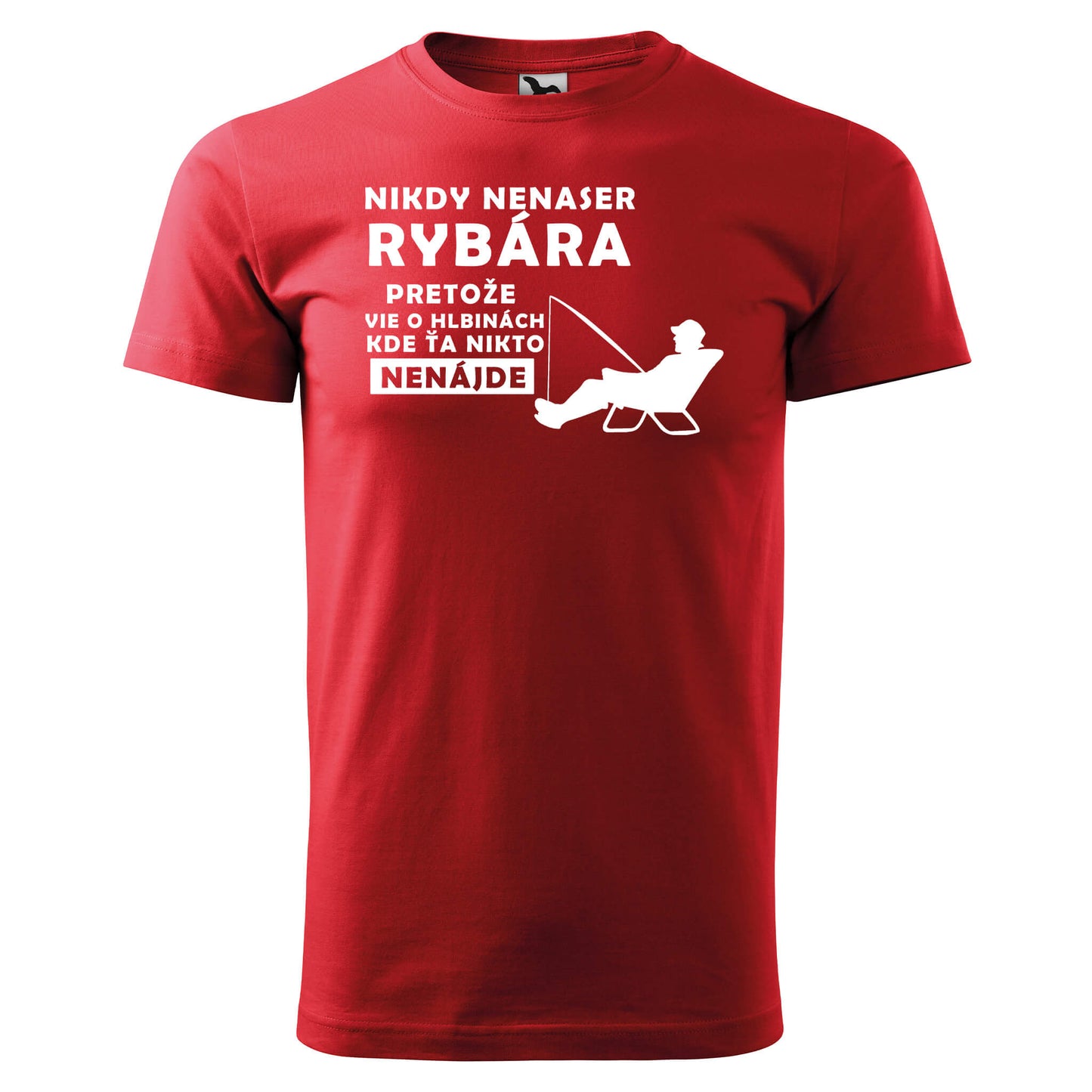 T-shirt - Nikdy nenaser rybára - rvdesignprint