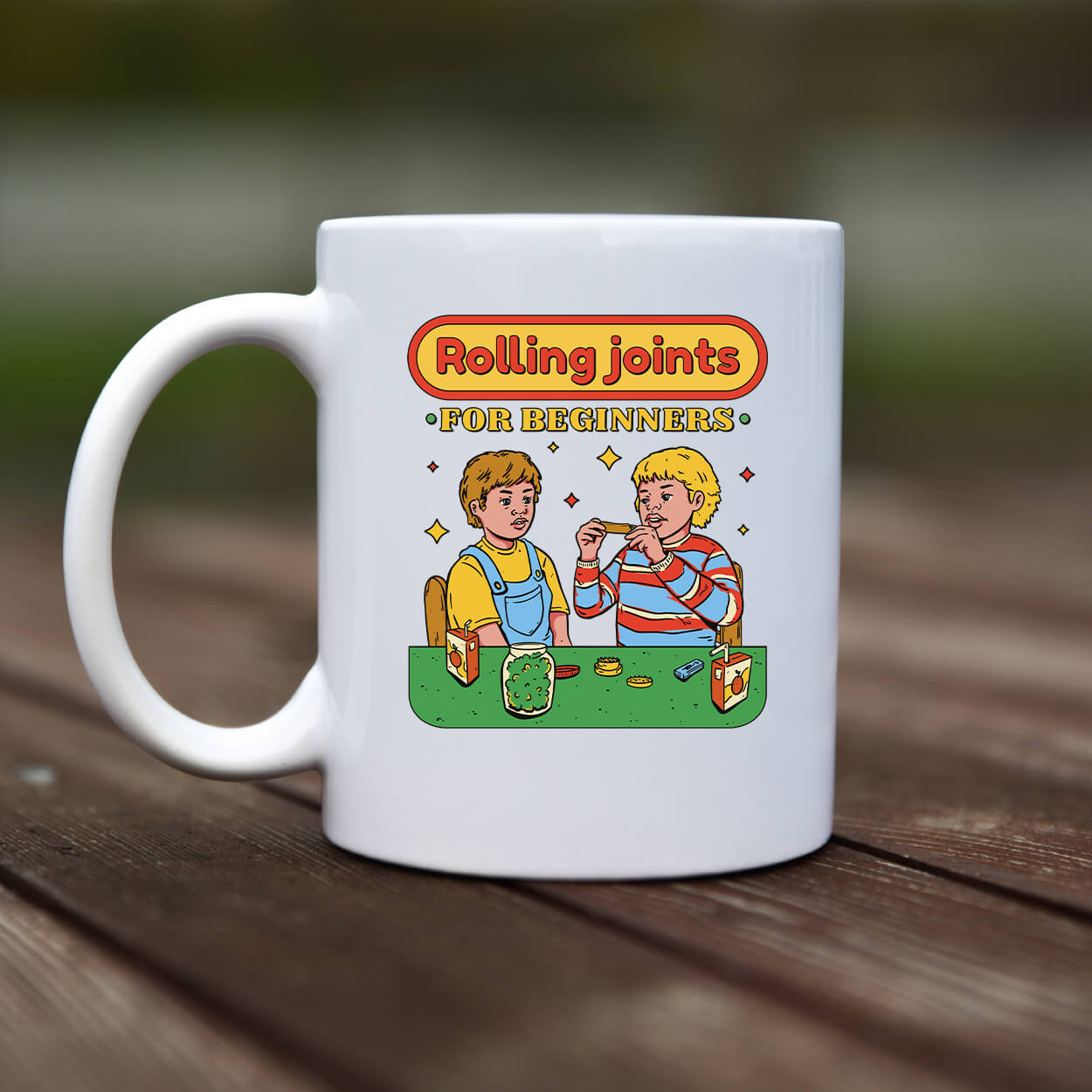 Mug - Rolling joints for beginners - rvdesignprint