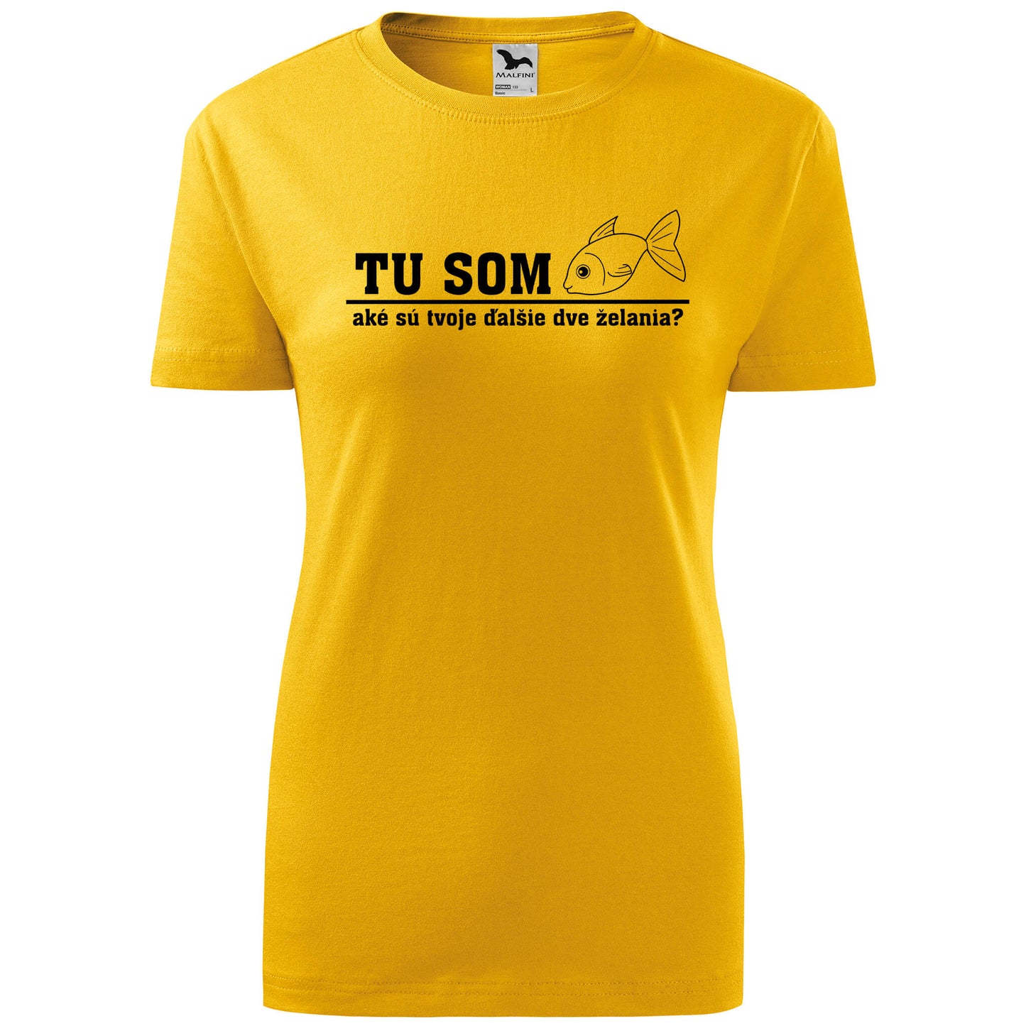 T-shirt - Tu som, aké sú tvoje ďalšie dve želanie? - rvdesignprint