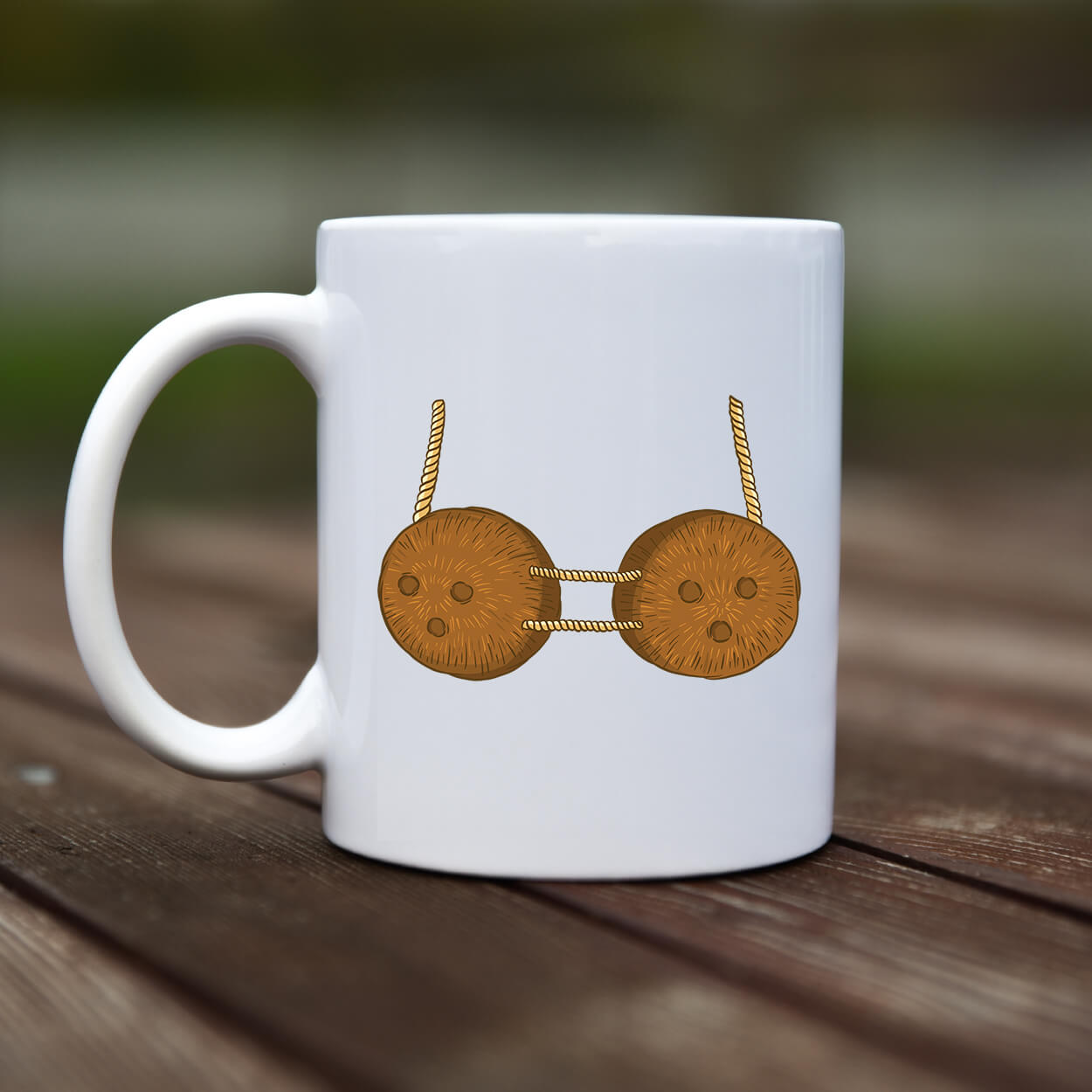 Mug - Coconut bra - rvdesignprint