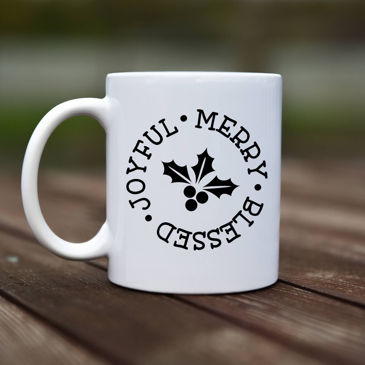 Mug - Joyful merry blessed christmas - rvdesignprint