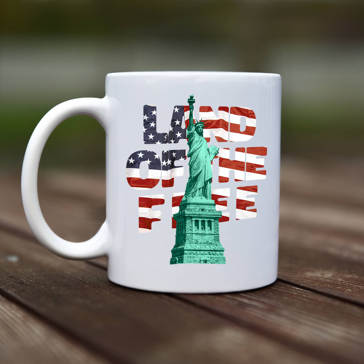 Mug - Land of the free - rvdesignprint