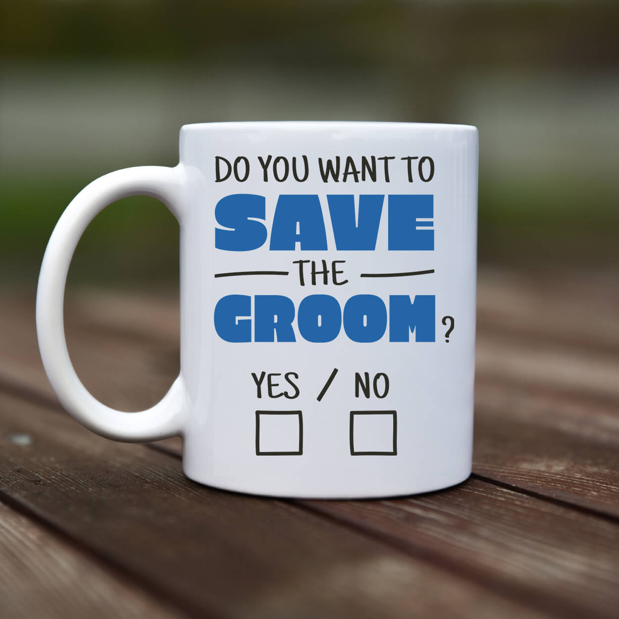 Mug - Save the groom - rvdesignprint