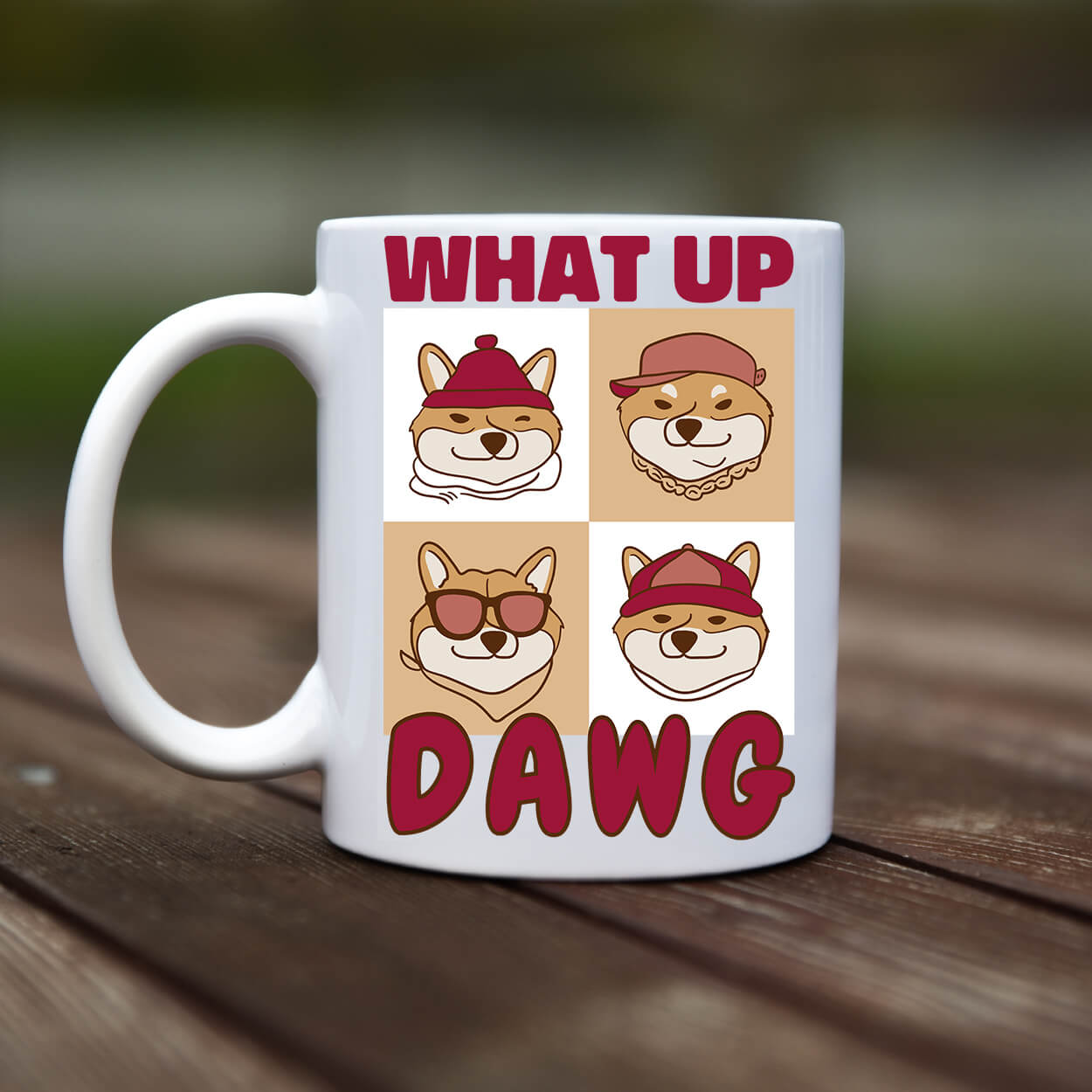 Mug - What up dawg - rvdesignprint