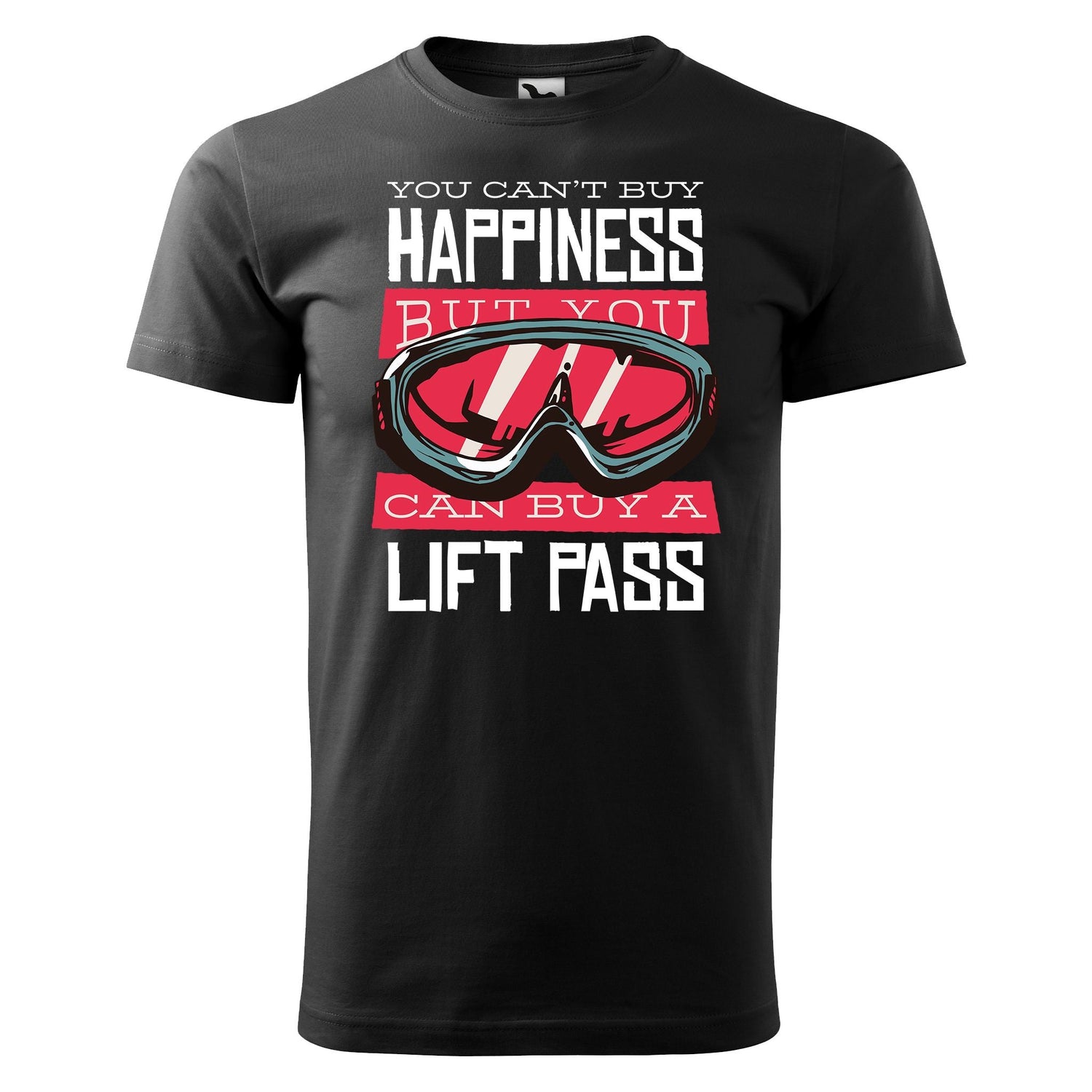 You cant buy happiness but you can buy a lift pass t-shirt - rvdesignprint