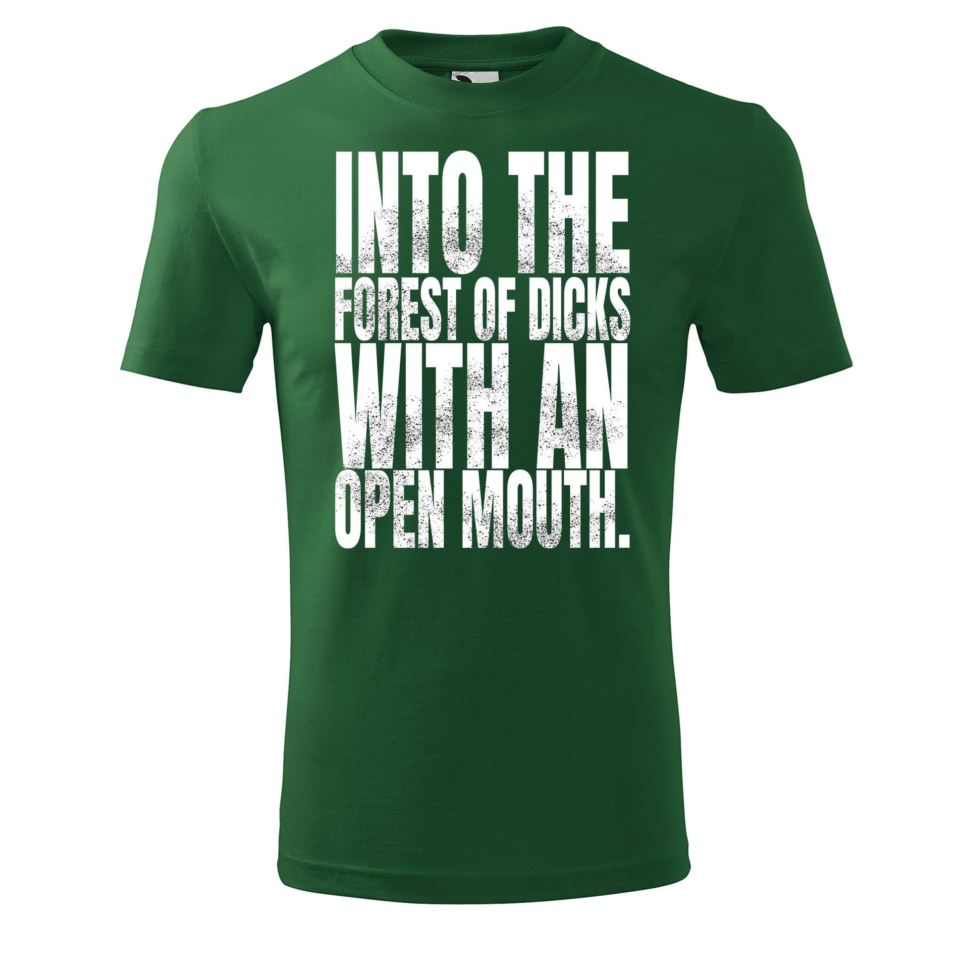 Into the forest of dicks with an open mouth t-shirt - rvdesignprint