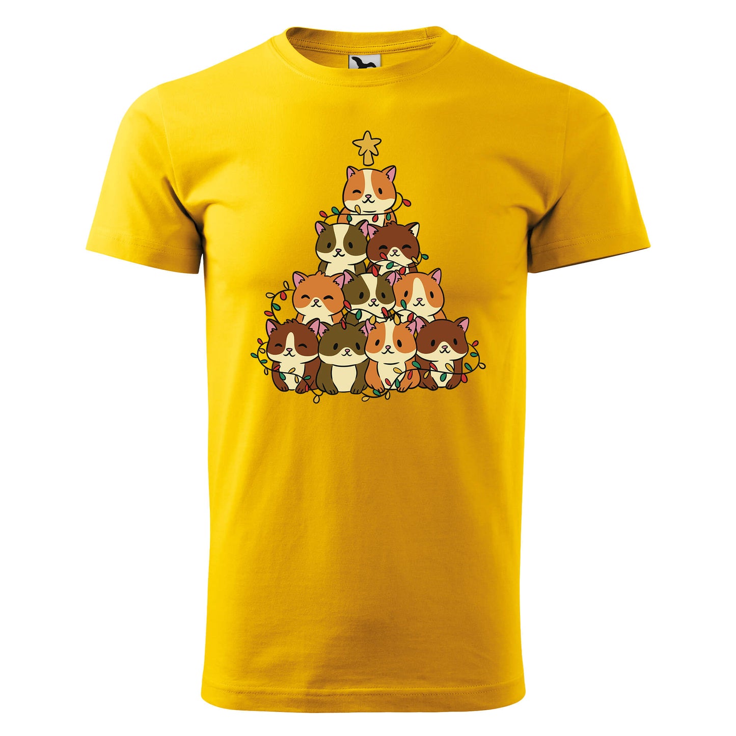 Cat christmas tree t-shirt - rvdesignprint