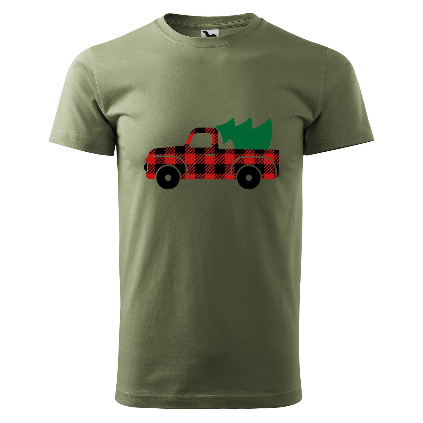 Christmas buffalo plaid truck t-shirt - rvdesignprint