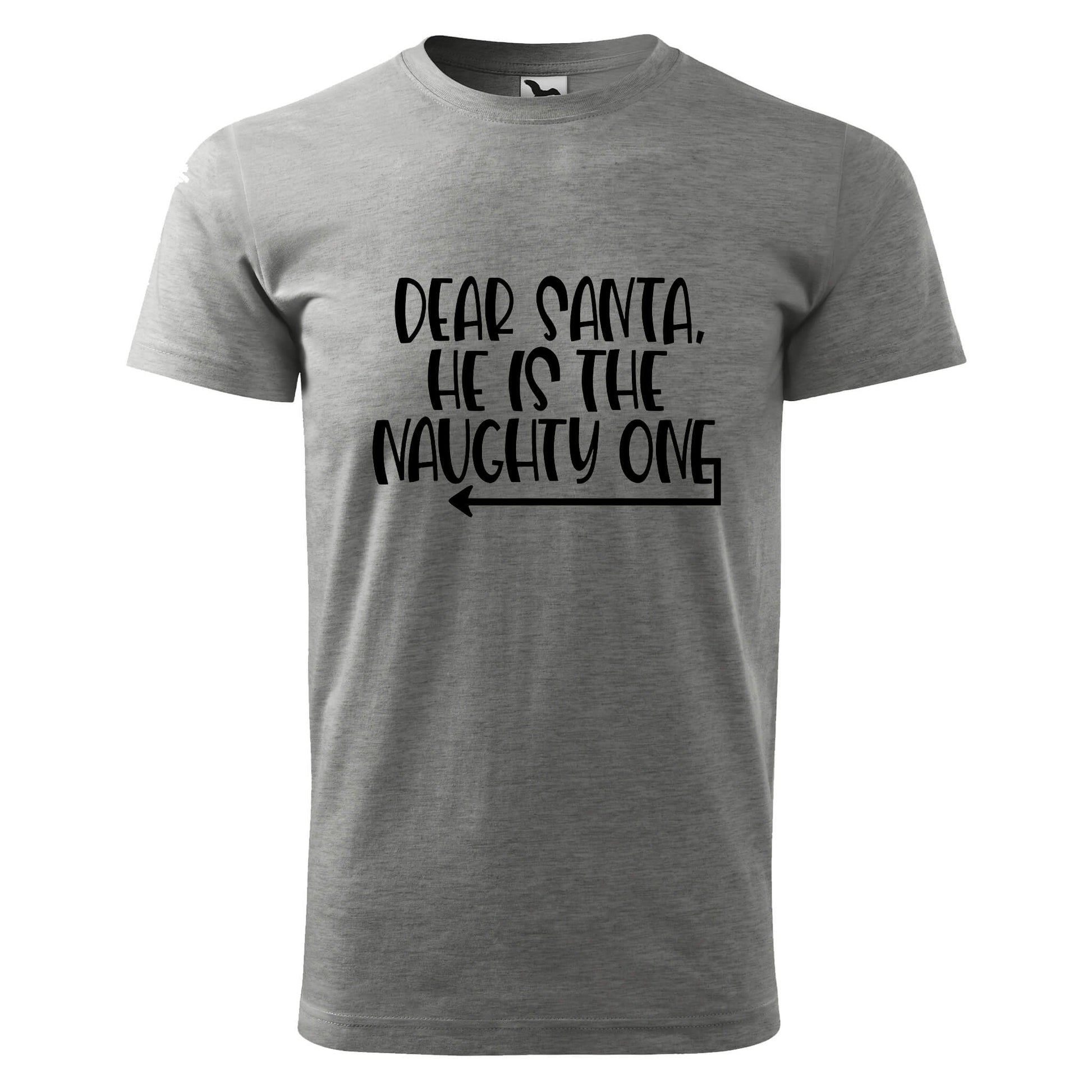 Dear santa he naughty t-shirt - rvdesignprint