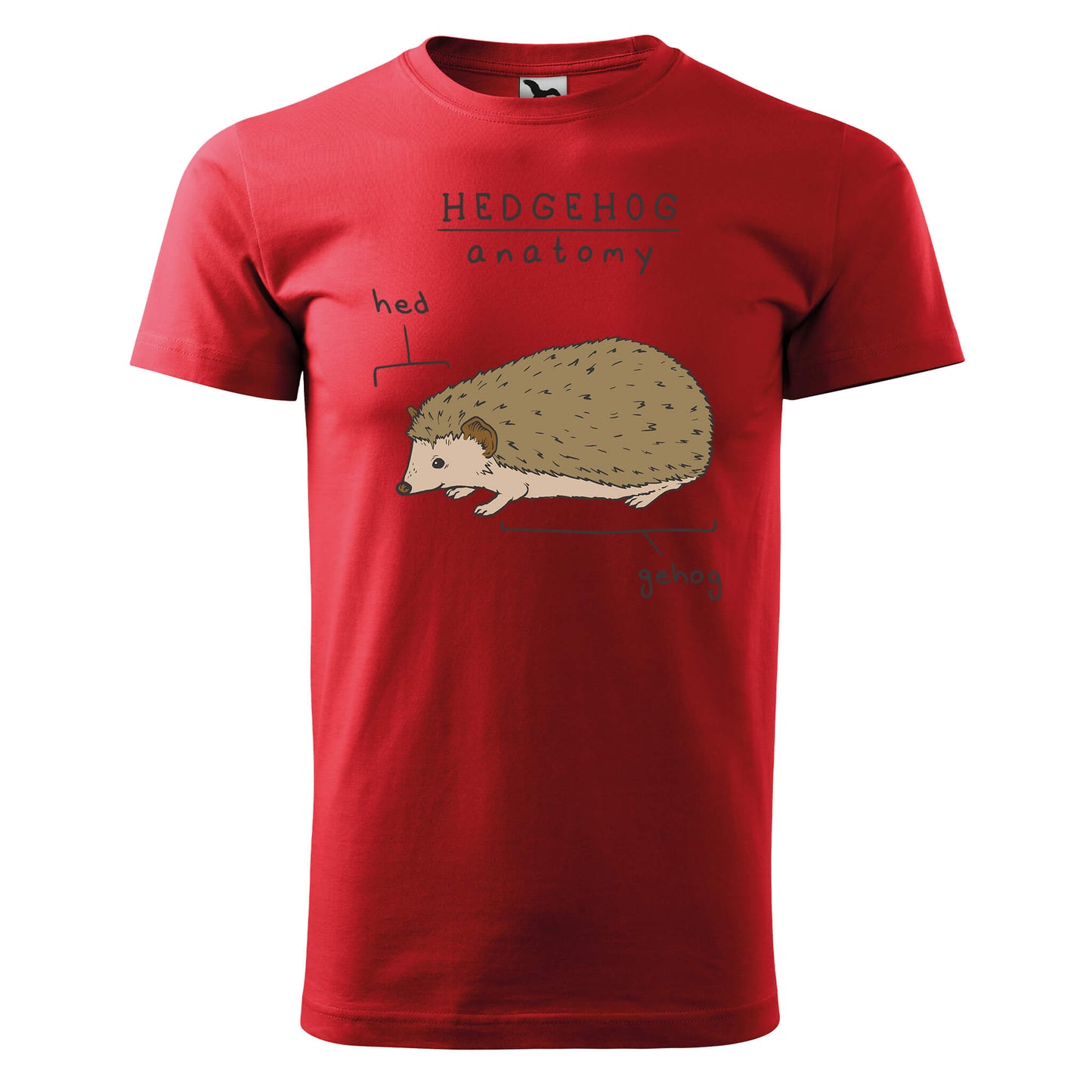 Hedgehog anatomy meme t-shirt - rvdesignprint