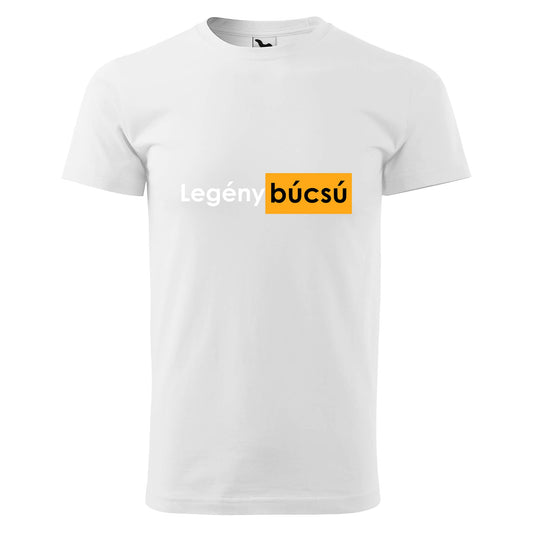 Legenybucsu pornhub logo feher t-shirt - rvdesignprint