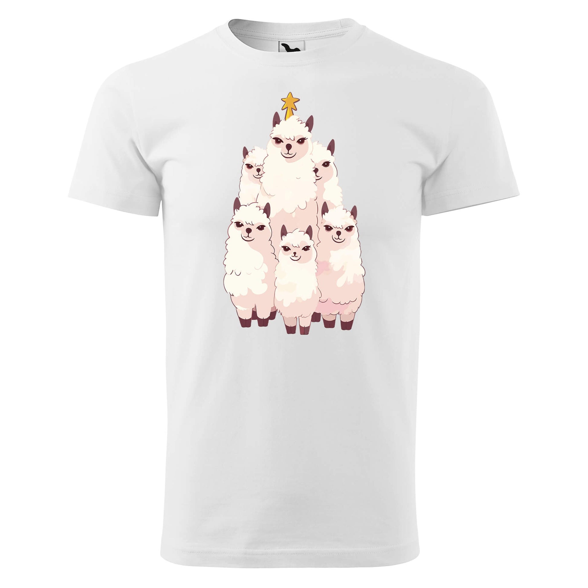 Llama christmas tree t-shirt - rvdesignprint