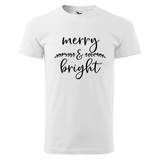 Merry and bright 2 t-shirt - rvdesignprint
