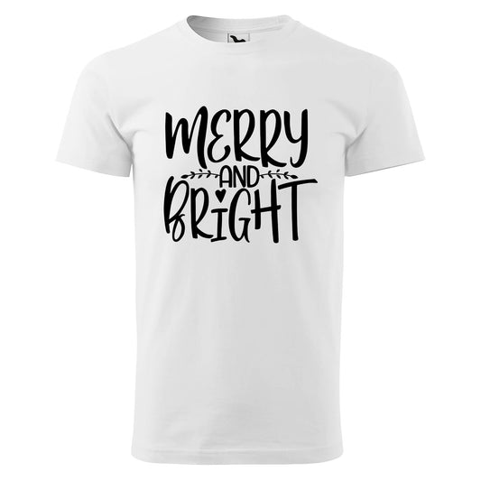 Merry and bright t-shirt - rvdesignprint