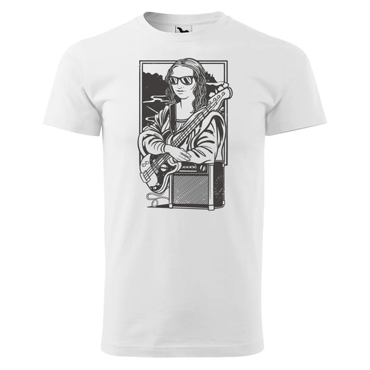 Mona lisa rockstar t-shirt - rvdesignprint