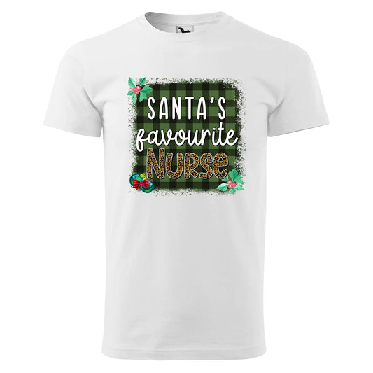 Santas favourite nurse 2 t-shirt - rvdesignprint