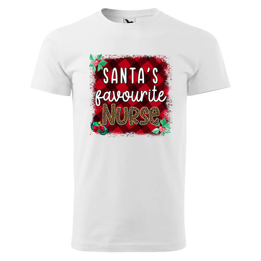 Santas favourite nurse t-shirt - rvdesignprint