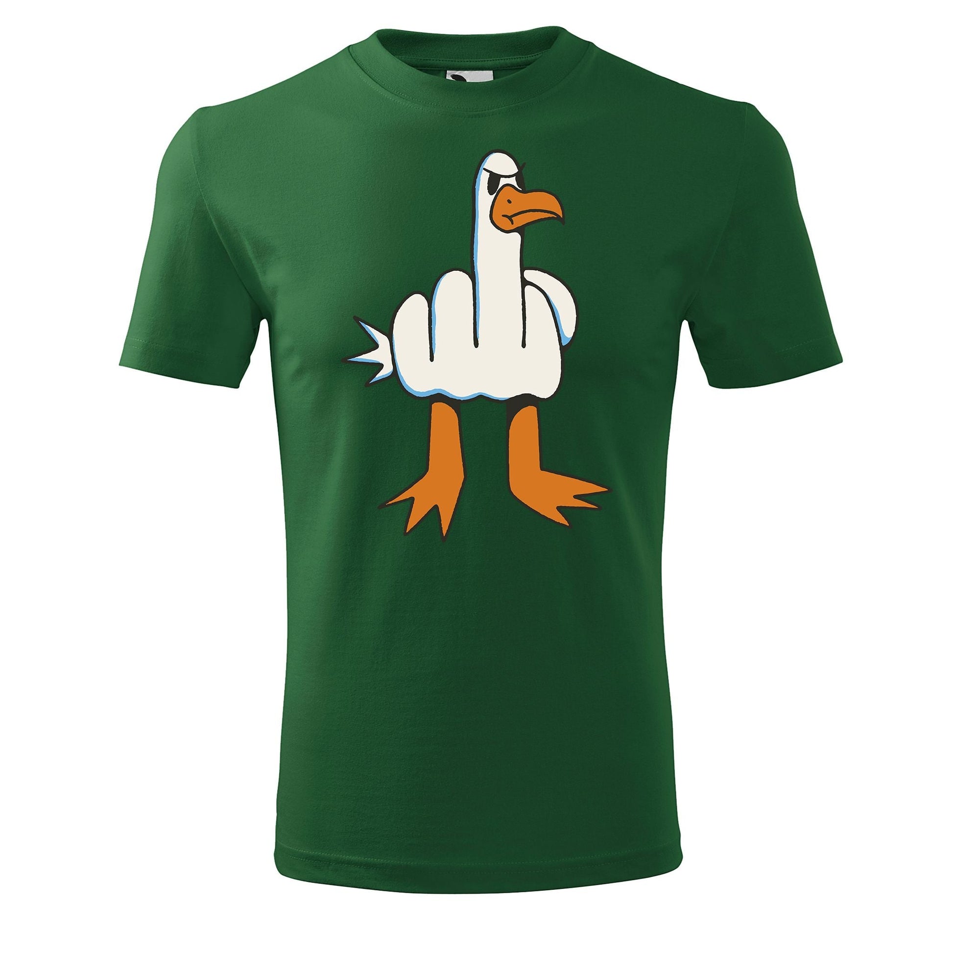 Seagull middle finger t-shirt - rvdesignprint