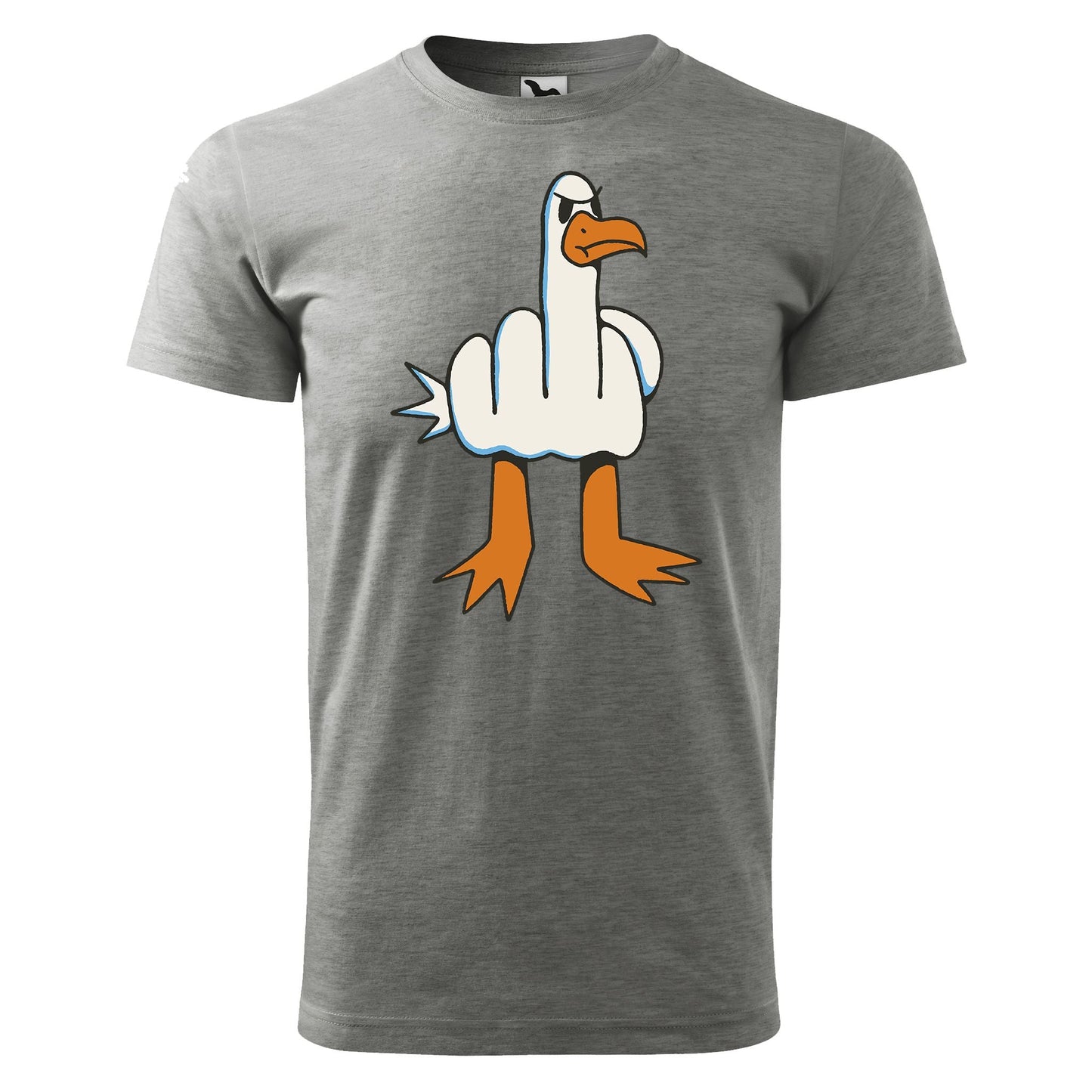 Seagull middle finger t-shirt - rvdesignprint