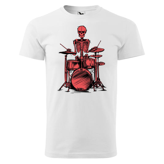 Skeleton drummer t-shirt - rvdesignprint