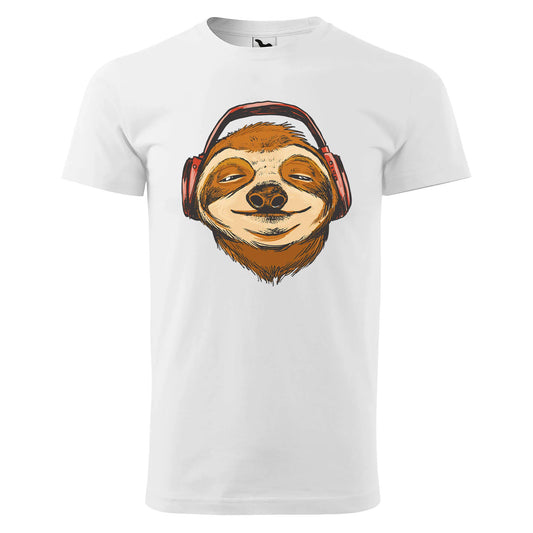 Sloth headphones t-shirt - rvdesignprint